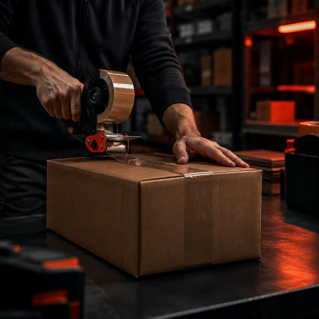 Order being packed for shipment